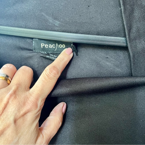 Designer jacket/overlay by Peachoo in black size L - Picture 4 of 6